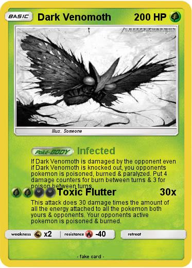 Pokemon Dark Venomoth