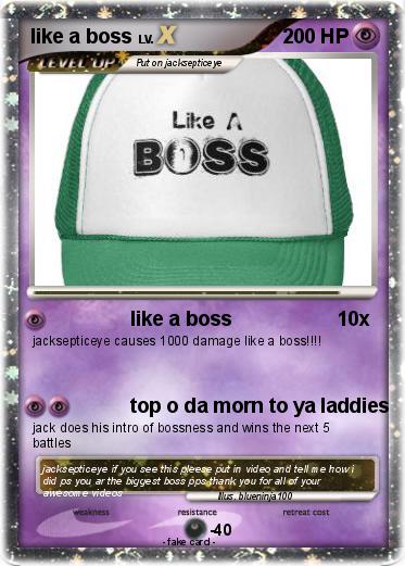 Pokemon like a boss