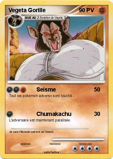 Pokemon Vegeta Gorille