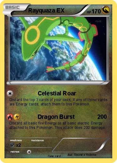 Pokemon Rayquaza EX