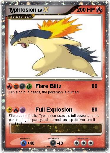 Pokemon Typhlosion