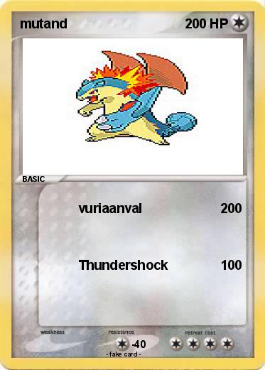 Pokemon mutand