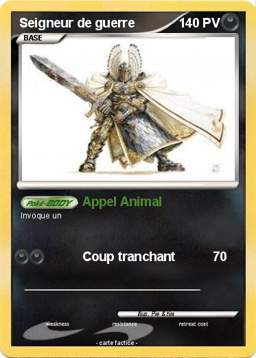 Pokemon Seigneur de guerre