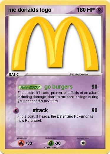Pokemon mc donalds logo