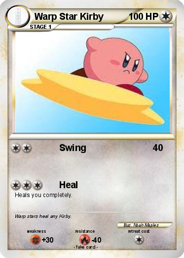 Pokemon Warp Star Kirby