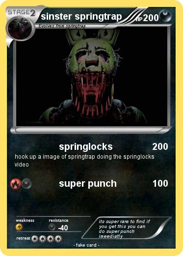 Pokemon sinster springtrap