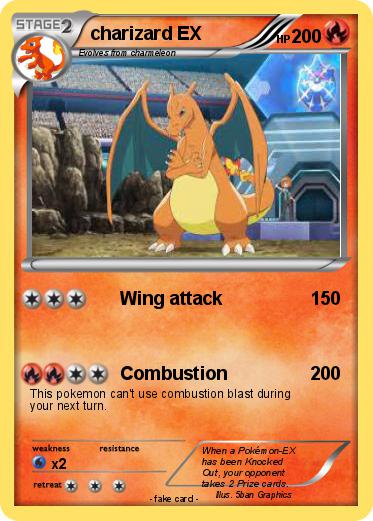 Pokemon charizard EX