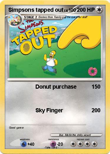 Pokemon Simpsons tapped out