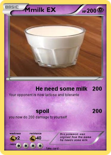 Pokemon Mmilk EX