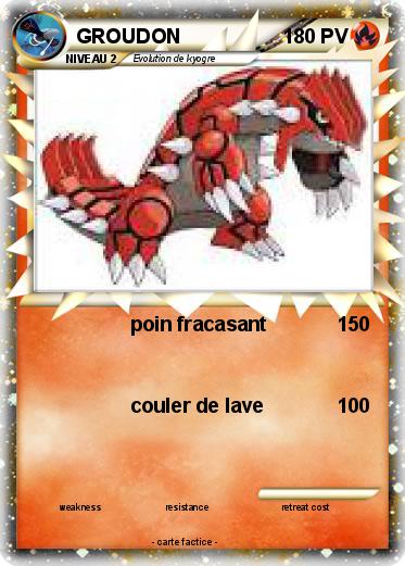 Pokemon GROUDON