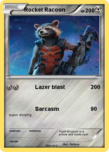 Pokemon Rocket Racoon
