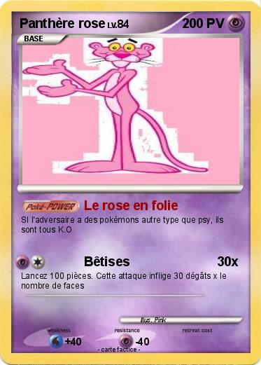 Pokemon Panthère rose