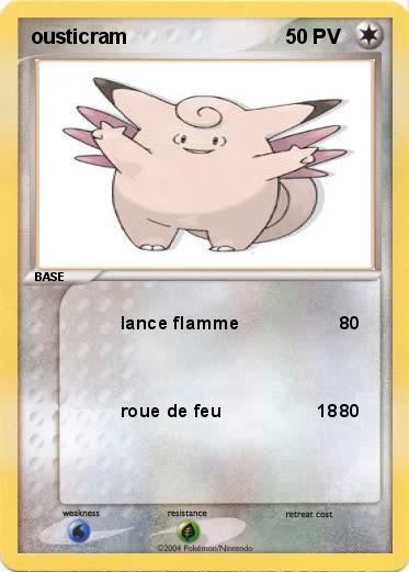 Pokemon ousticram                          