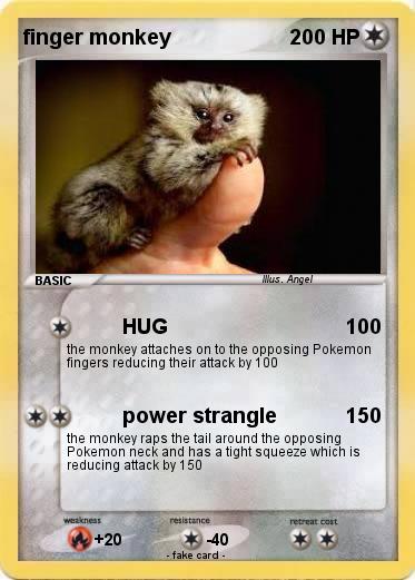 Pokemon finger monkey