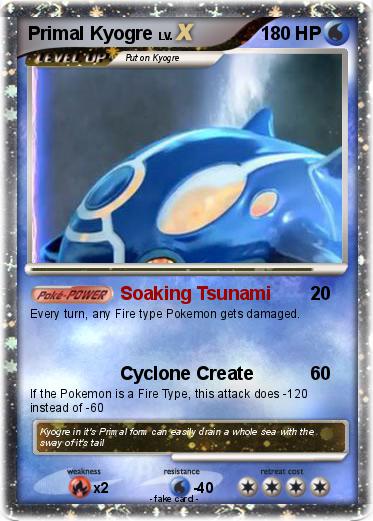 Pokemon Primal Kyogre