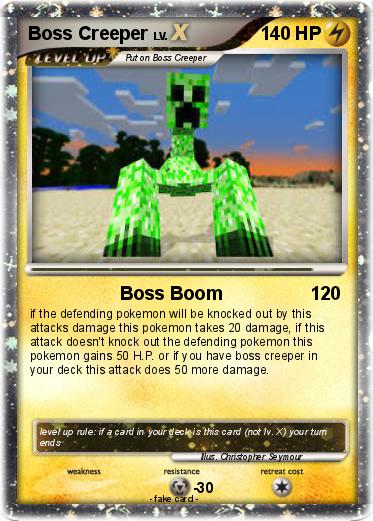 Pokemon Boss Creeper