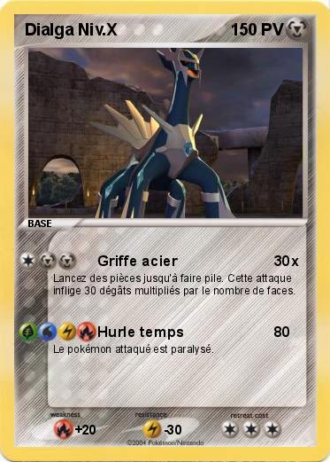Pokemon Dialga Niv.X