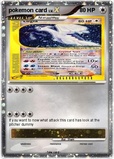 Pokemon pokemon card