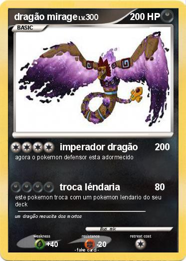 Pokemon dragão mirage
