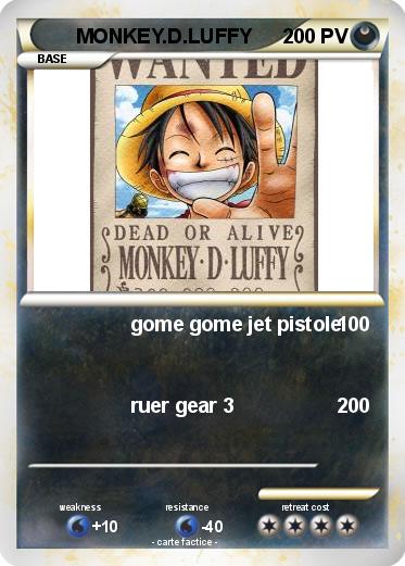 Pokemon MONKEY.D.LUFFY