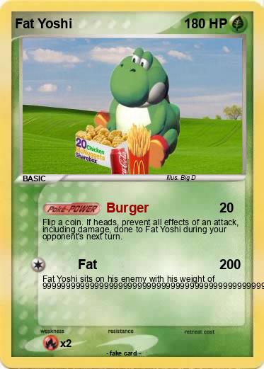 Pokemon Fat Yoshi
