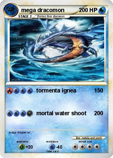 Pokemon mega dracomon