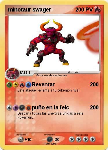 Pokemon minotaur swager