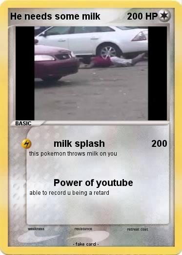 Pokemon He needs some milk