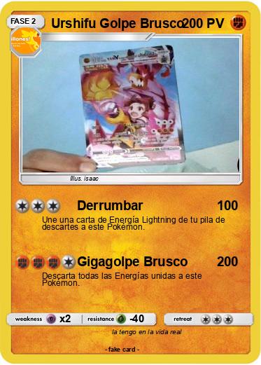 Pokemon Urshifu Golpe Brusco