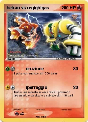 Pokemon hetran vs regighigas
