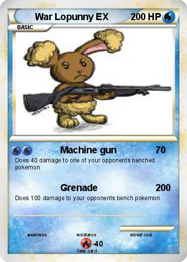 Pokemon War Lopunny EX