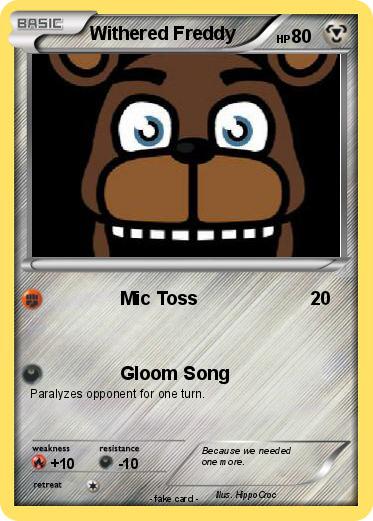 Pokemon Withered Freddy