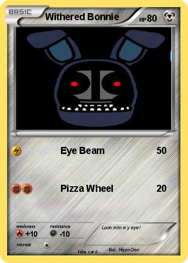 Pokemon Withered Bonnie