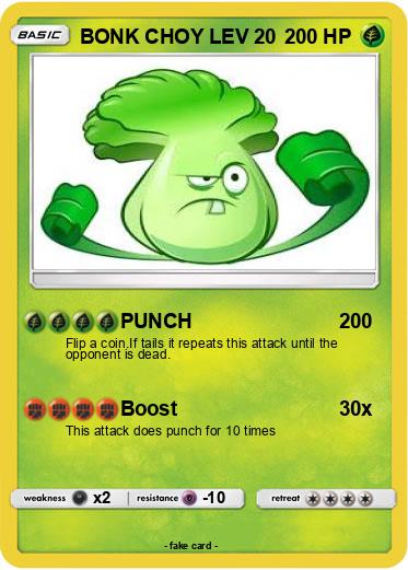 Pokemon BONK CHOY LEV 20