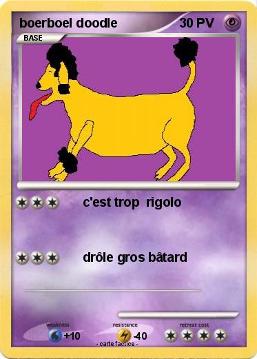 Pokemon boerboel doodle