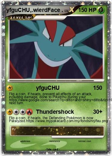 Pokemon yfguCHU,.wierdFace .