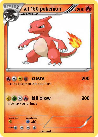 Pokemon all 150 pokemon