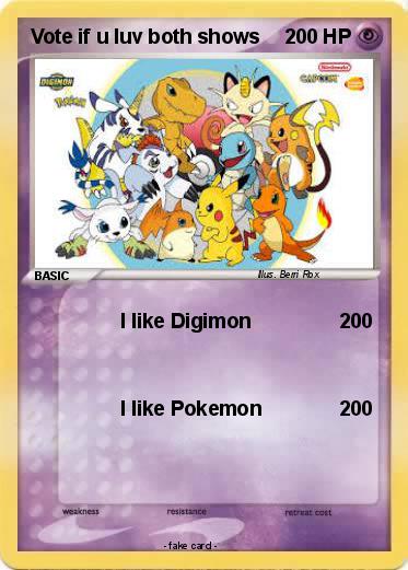 Pokemon Vote if u luv both shows