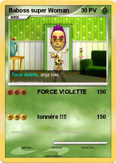 Pokemon Baboss super Woman