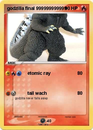 Pokemon godzilla final 999999999999
