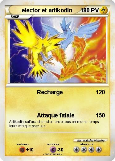 Pokemon elector et artikodin