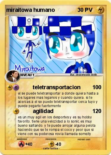 Pokemon miraitowa humano