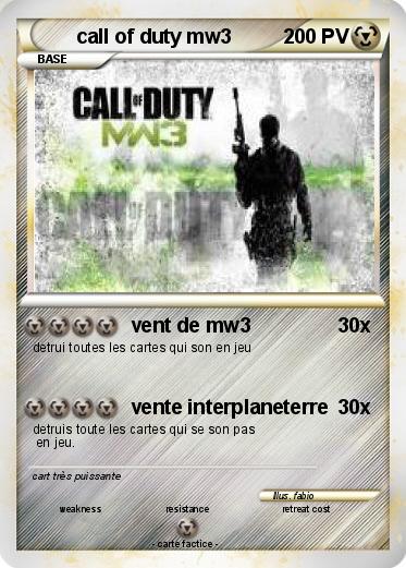 Pokemon call of duty mw3