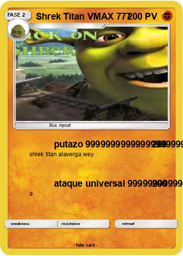 Pokemon Shrek Titan VMAX 777