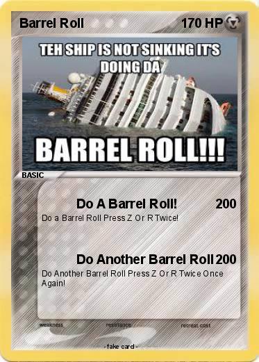 Pokemon Barrel Roll