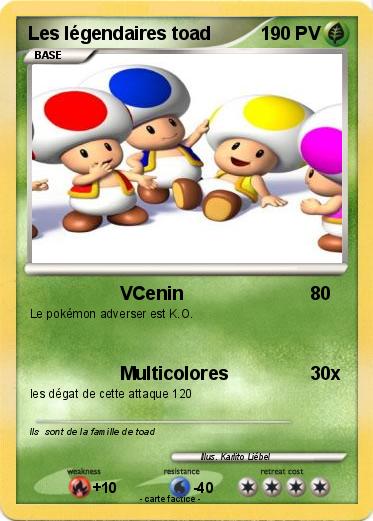 Pokemon Les légendaires toad