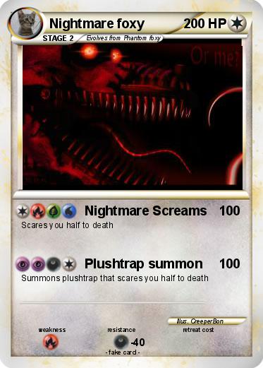 Pokemon Nightmare foxy