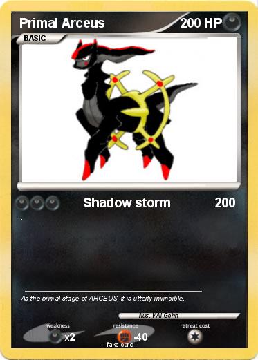 Pokemon Primal Arceus