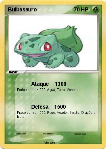 Pokemon Bulbasauro