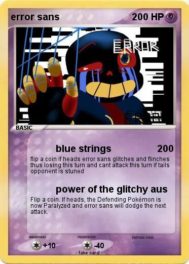 Pokemon error sans